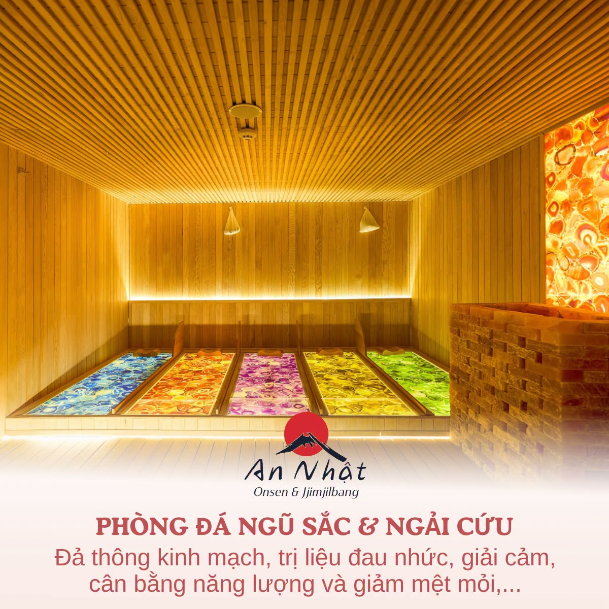 Phòng đá ngũ sắc và ngải cứu