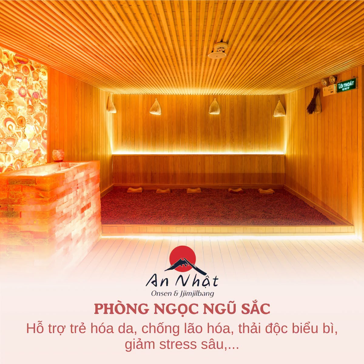 Phòng đá ngũ sắc ấm áp